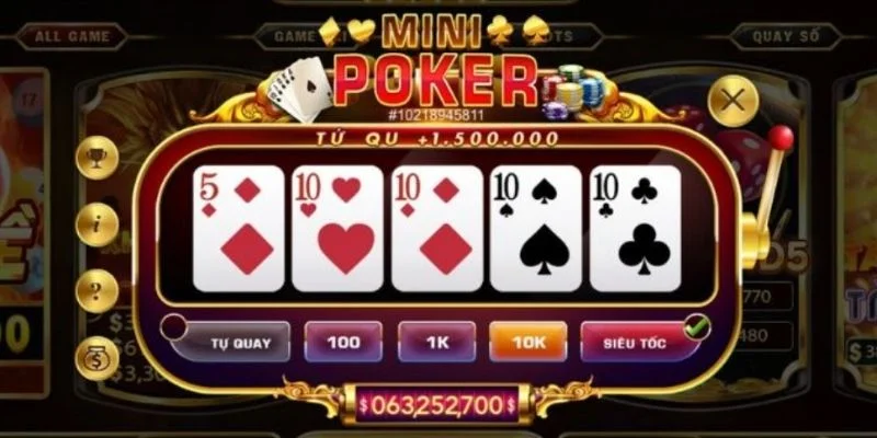 Dia chi choi Game Mini Poker tai Go88 hap dan Dia chi choi Game Mini Poker tai Go88 hap dan